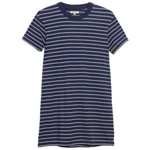 Madewell 'Tina' Striped Cotton Tee Shirt Dress